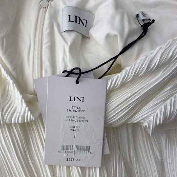 LINI Florence Dress Cutout MIDI Dress in white - Picture 7 of 8